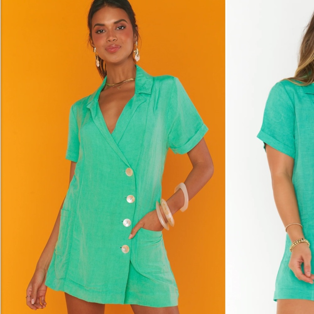 Show me your mumu bicoastal blazer romper